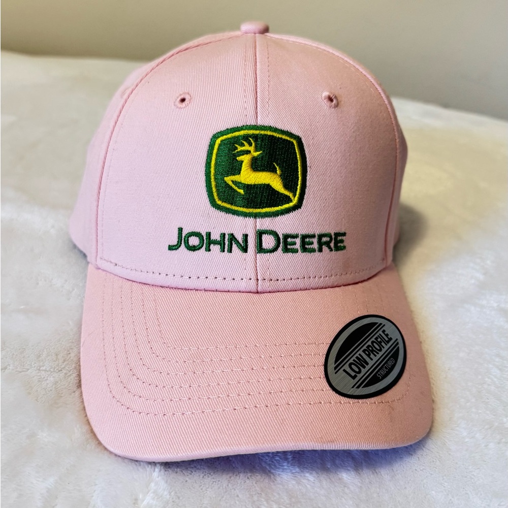 John Deere women Light Pink Hat